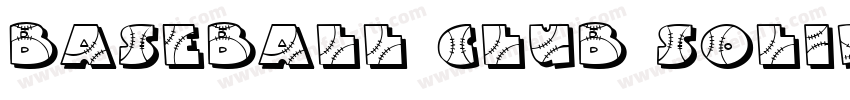 Baseball Club Solid字体转换